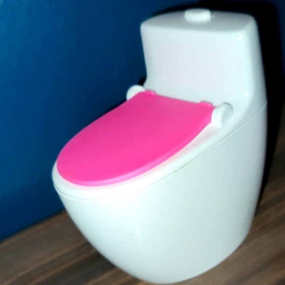 Barbie Dreamhouse Fireplace & Toilet - Picture 4 of 4